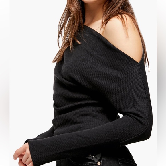 Free People Fuji Off-Shoulder Thermal Top - Picture 2 of 5